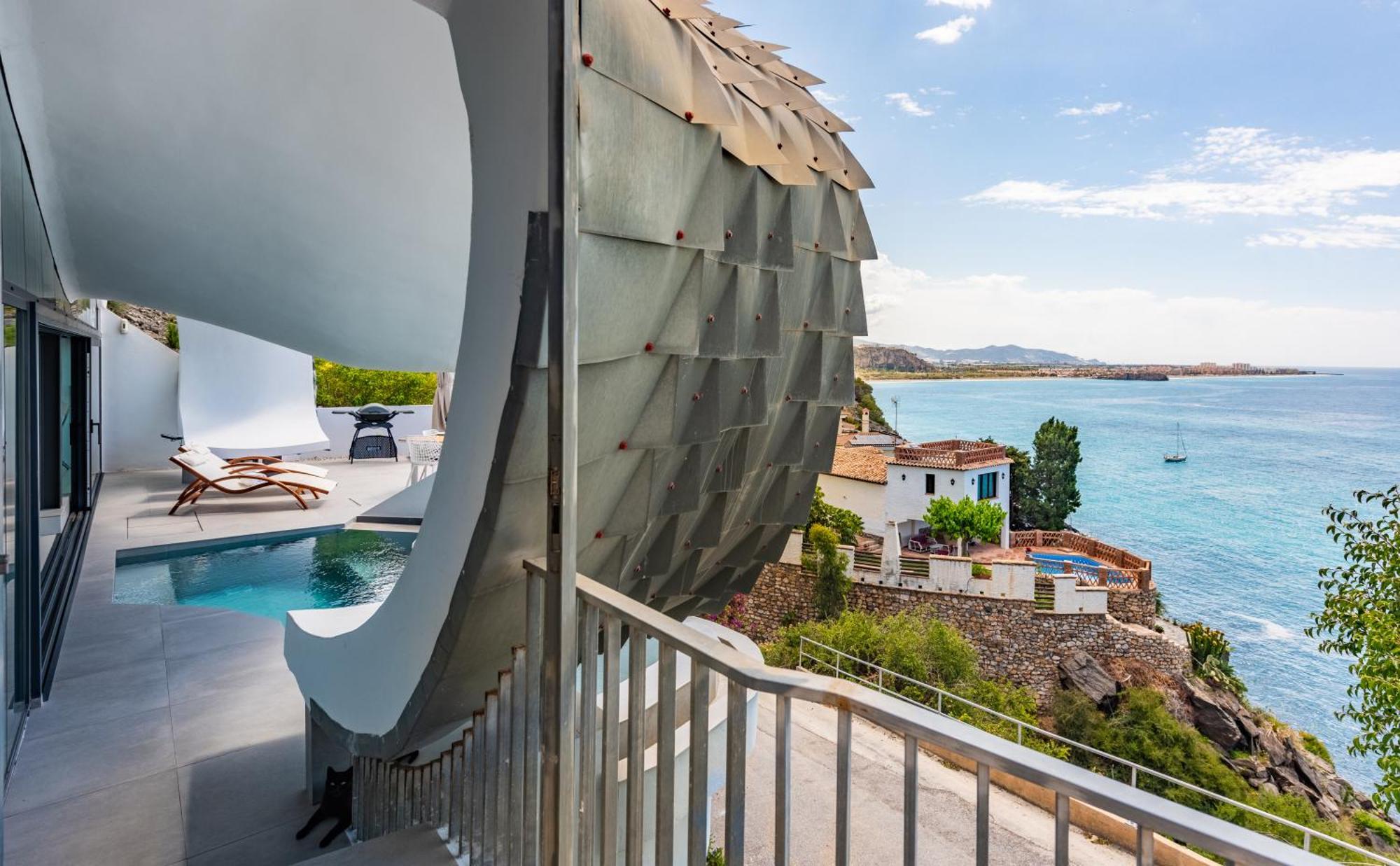 Rentitspain Casa Del Acantilado Piscina Climatizada Salobrena Ngoại thất bức ảnh
